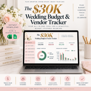 Wedding Budget & Vendor Tracker